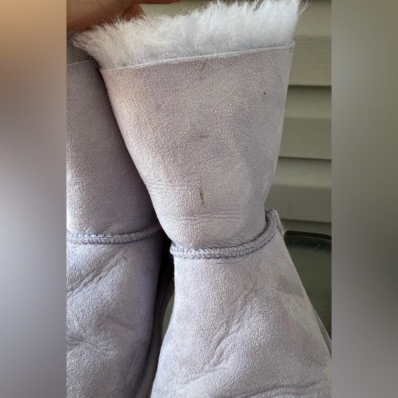 UGG® Girls' Bailey Bow II Shearling Boots Toddler Little Kid Lilac Sz 10 - Picture 6 of 12